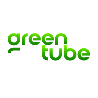 Greentube provider logo met Novomatic slots en tafelspellen